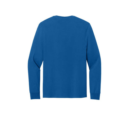 Jerzees Classics Unisex Cotton Long Sleeve T-Shirt — Royal (Back)