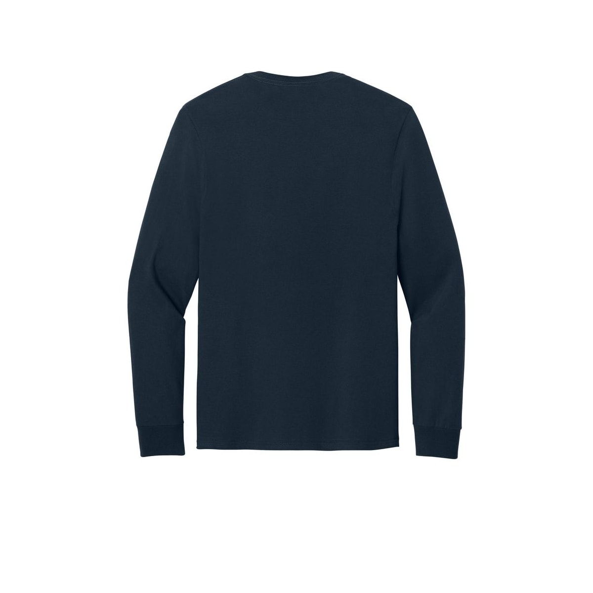 Jerzees Classics Unisex Cotton Long Sleeve T-Shirt — J. Navy (Back)