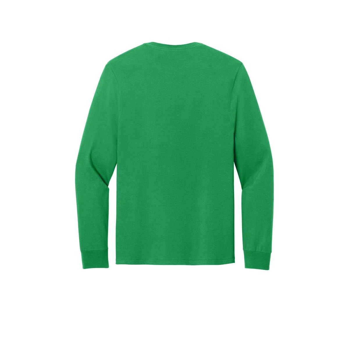 Jerzees Classics Unisex Cotton Long Sleeve T-Shirt — Kelly (Back)