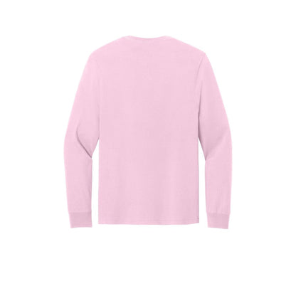 Jerzees Classics Unisex Cotton Long Sleeve T-Shirt — Classic Pink (Back)