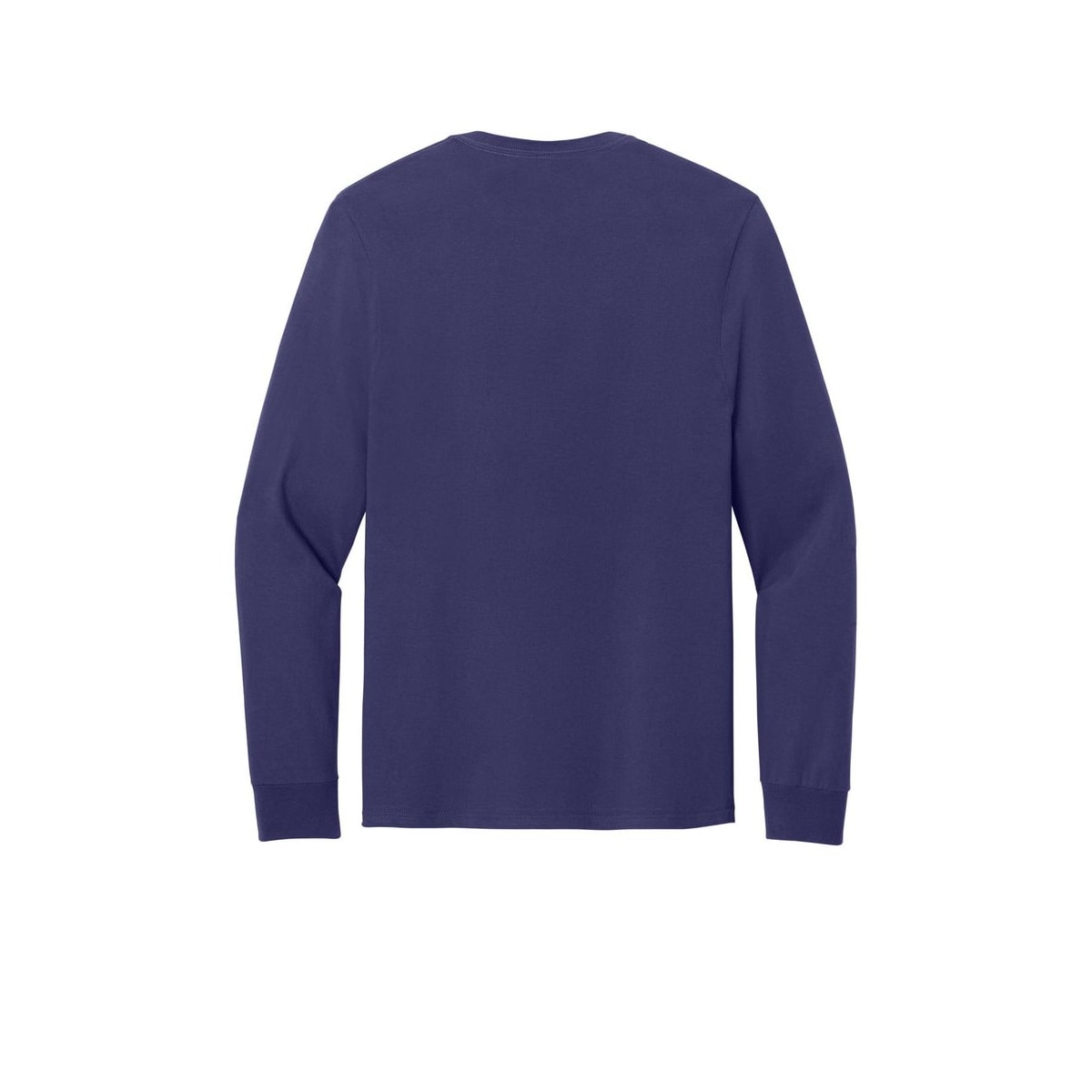 Jerzees Classics Unisex Cotton Long Sleeve T-Shirt — Deep Purple (Back)