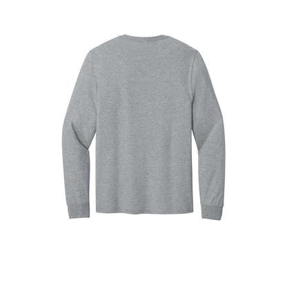 Jerzees Classics Unisex Cotton Long Sleeve T-Shirt — Athletic Heather (Back)