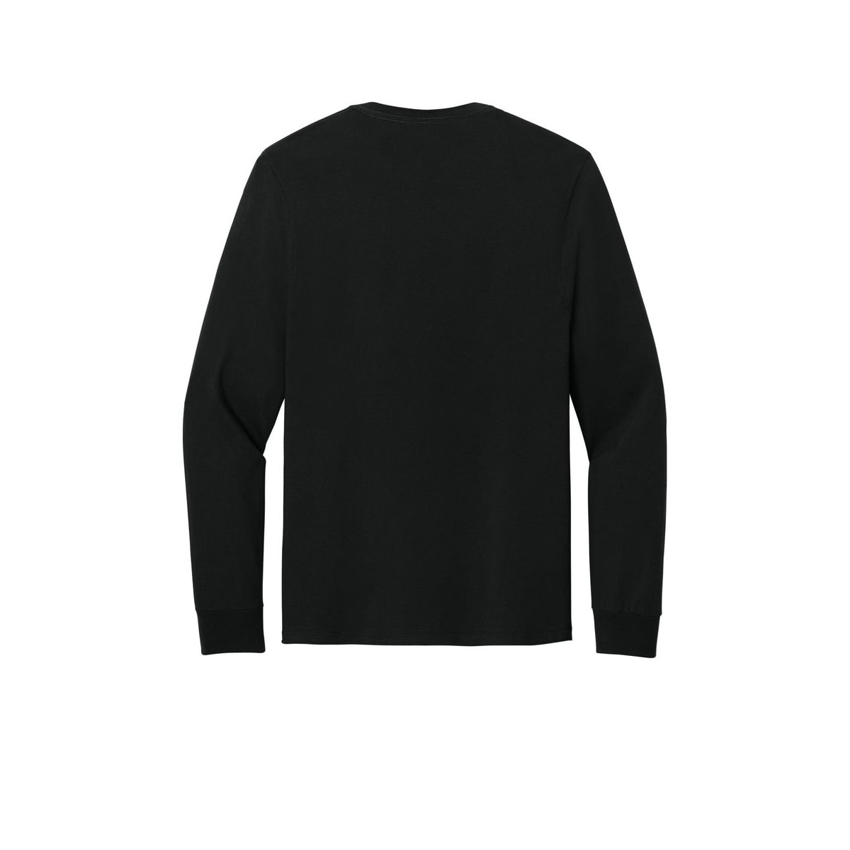 Jerzees Classics Unisex Cotton Long Sleeve T-Shirt — Black Ink (Back)