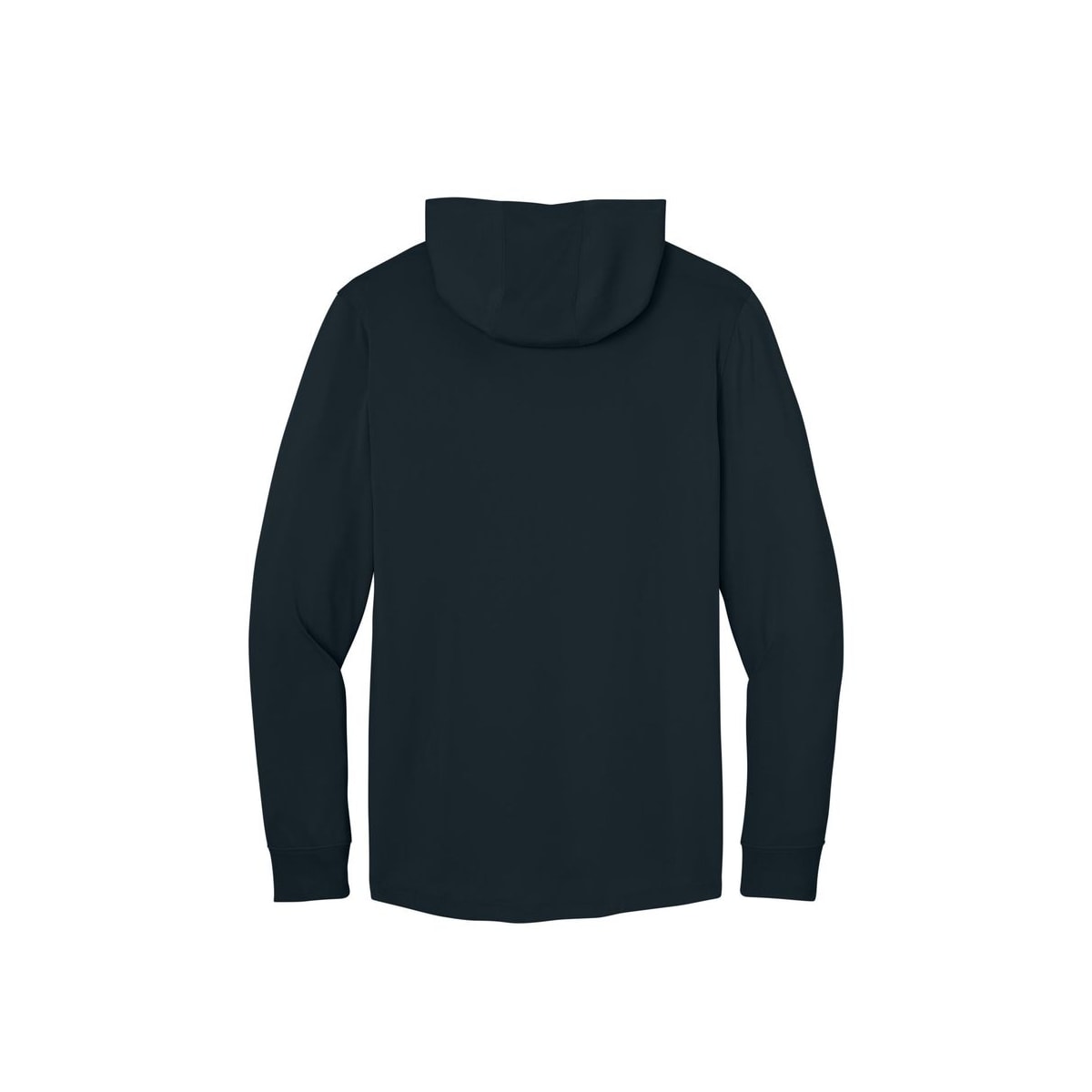CornerStone Workwear Pro Long Sleeve Hooded Tee — Navy (Back)