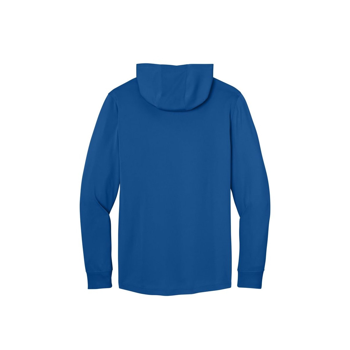CornerStone Workwear Pro Long Sleeve Hooded Tee — Royal (Back)