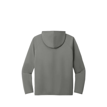 Port & Co Performance Pullover Hooded Tee — Charcoal (Back)