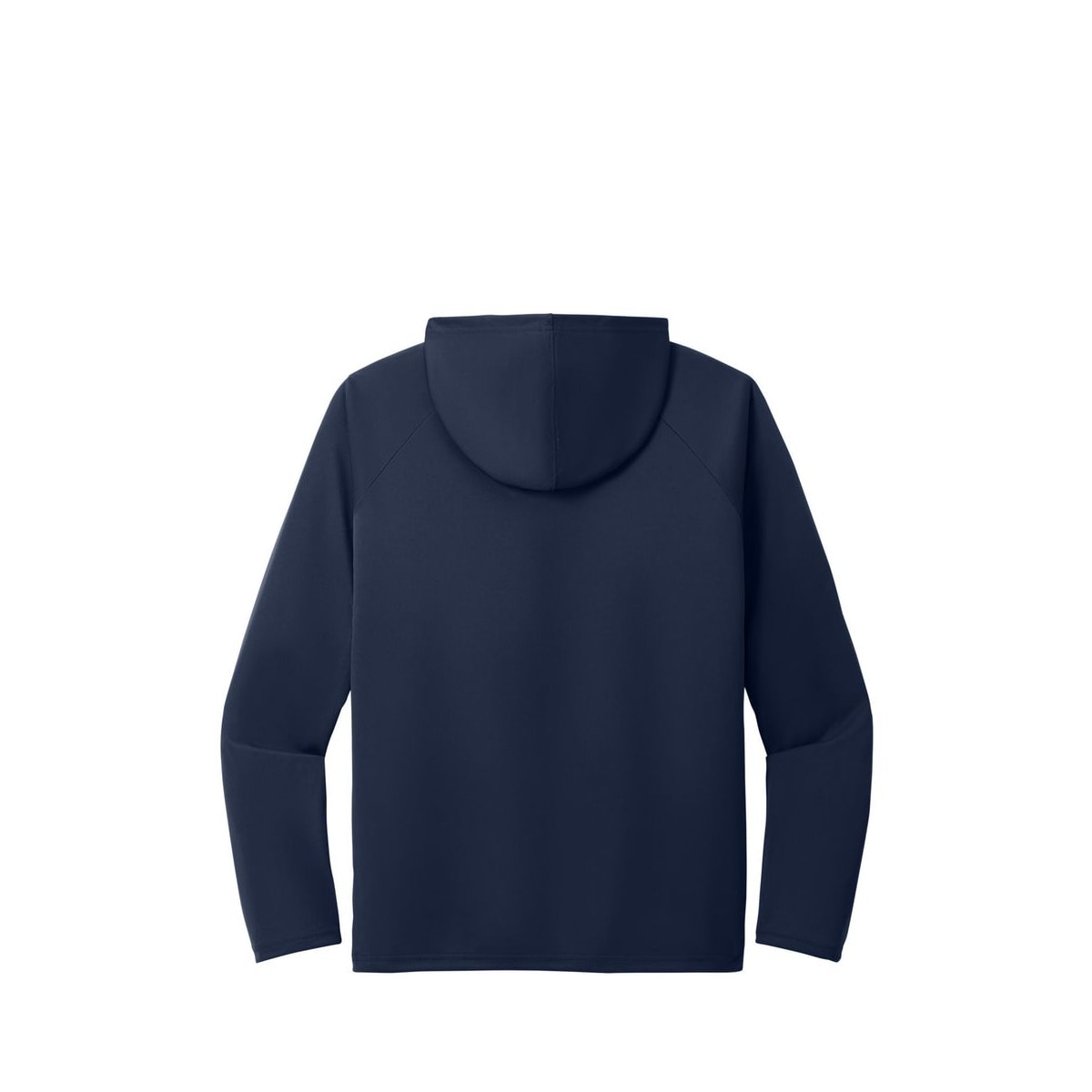 Port & Co Performance Pullover Hooded Tee — True Navy (Back)