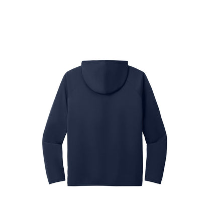 Port & Co Performance Pullover Hooded Tee — True Navy (Back)