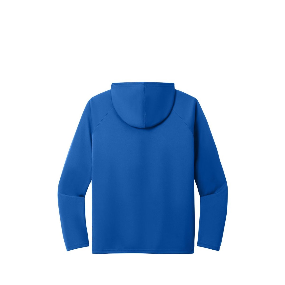 Port & Co Performance Pullover Hooded Tee — True Royal (Back)