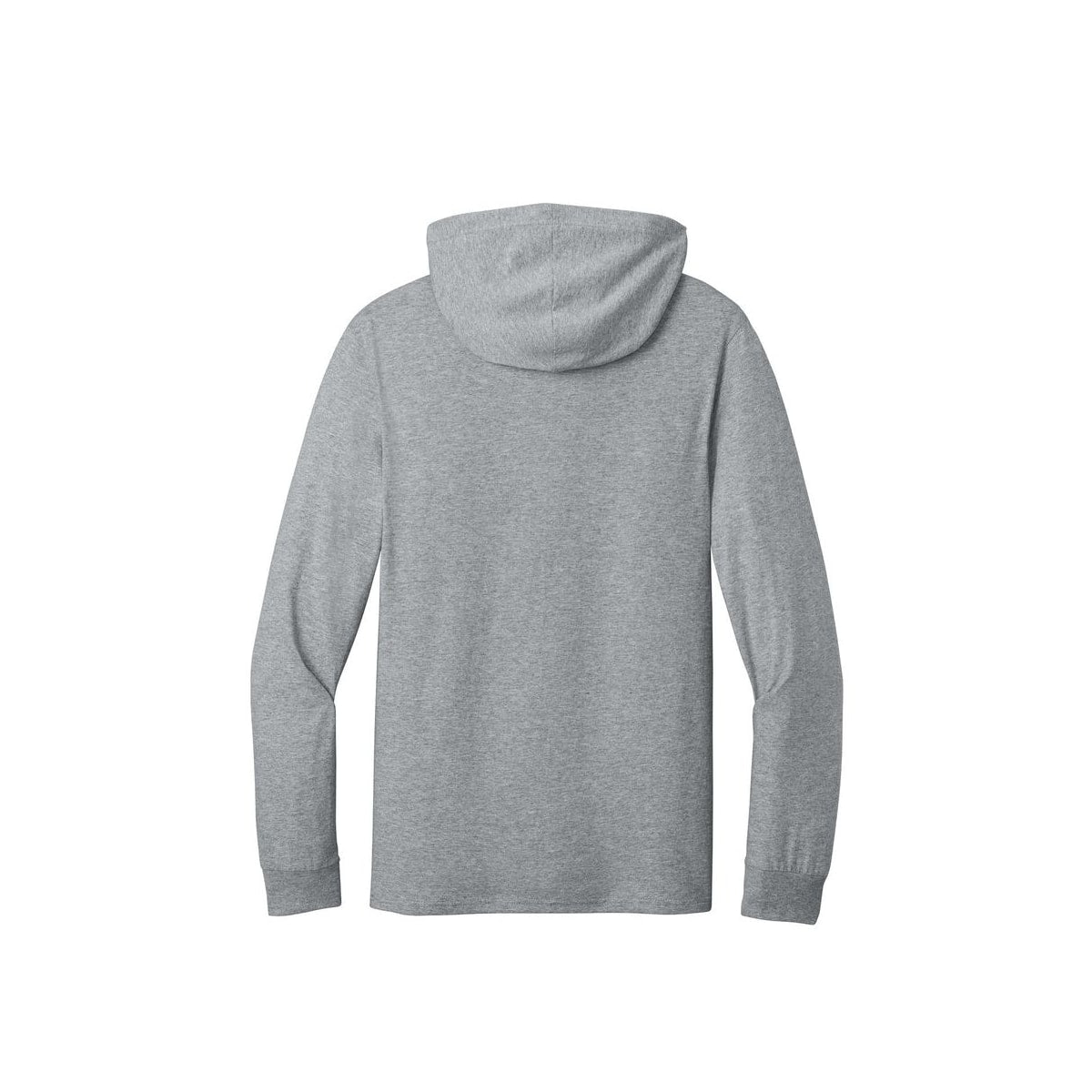 Jerzees Classics Unisex Cotton Long Sleeve Hooded T-Shirt — Athletic Heather (Back)