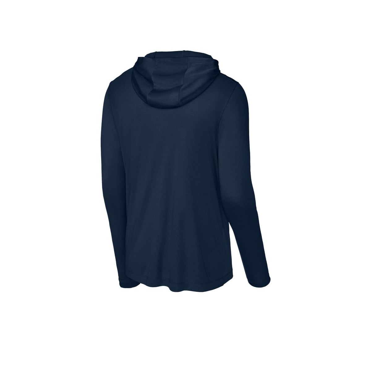 Sport-Tek Posi-UV Pro Long Sleeve Hoodie — True Navy (Back)
