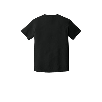 COMFORT COLORS Heavyweight Ring Spun Tee — Black (Back)