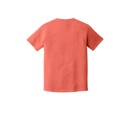 COMFORT COLORS Heavyweight Ring Spun Tee — Bright Salmon (Back)