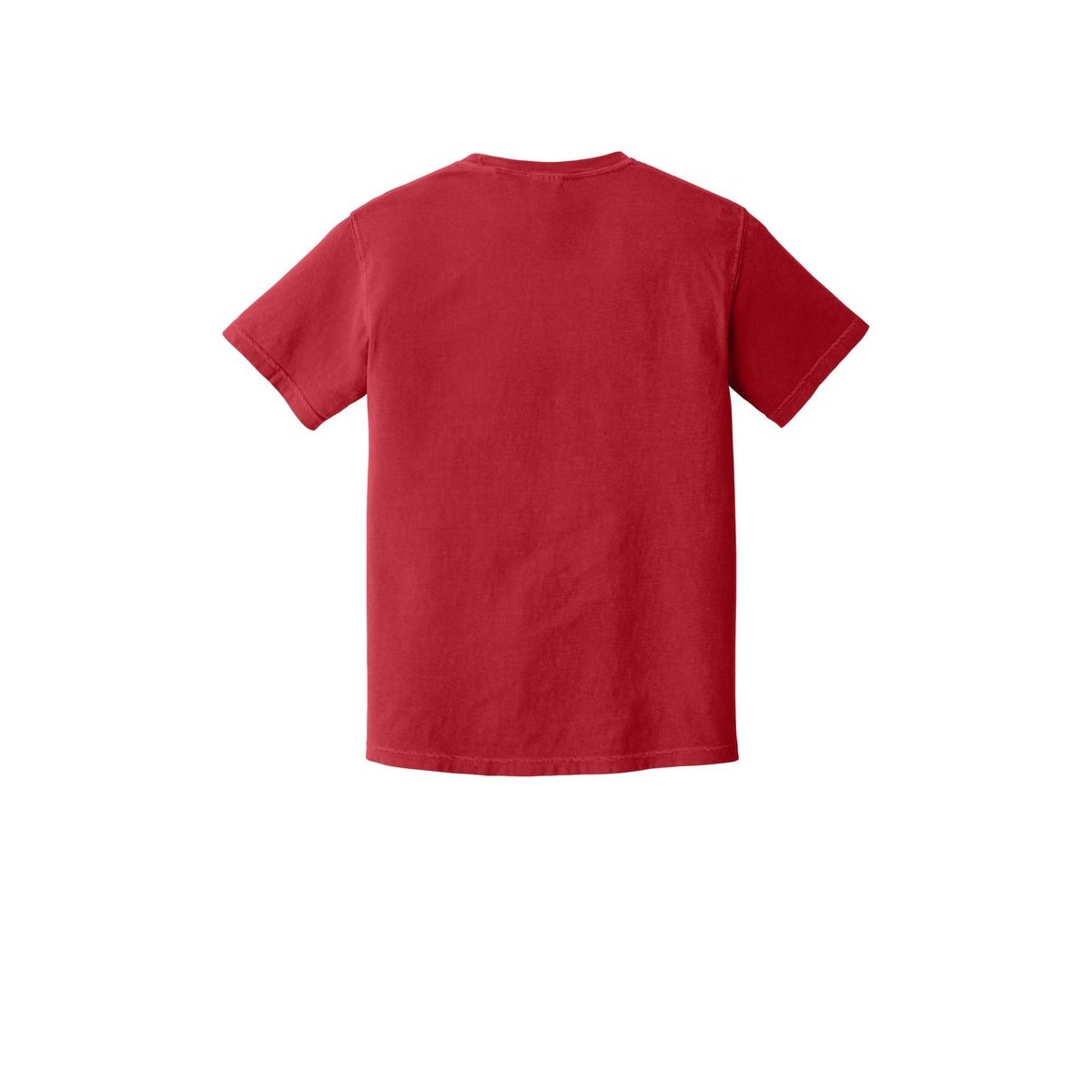 COMFORT COLORS Heavyweight Ring Spun Tee — Red (Back)