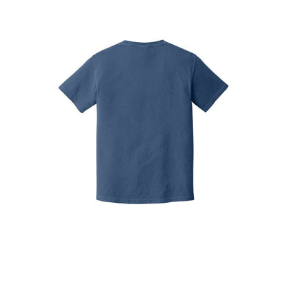 COMFORT COLORS Heavyweight Ring Spun Tee — China Blue (Back)