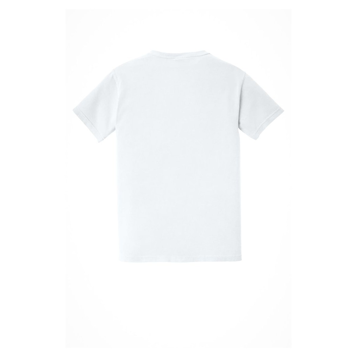 COMFORT COLORS Heavyweight Ring Spun Pocket Tee — White (Back)