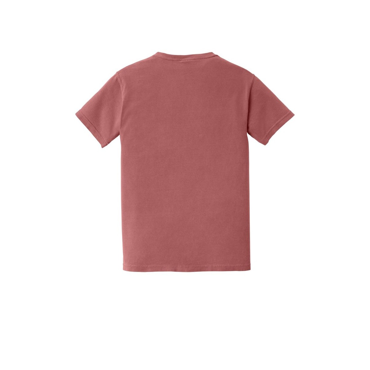 COMFORT COLORS Heavyweight Ring Spun Pocket Tee — Crimson (Back)