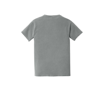 COMFORT COLORS Heavyweight Ring Spun Pocket Tee — Granite (Back)