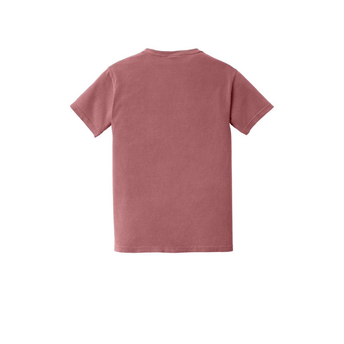 COMFORT COLORS Heavyweight Ring Spun Pocket Tee — Brick (Back)