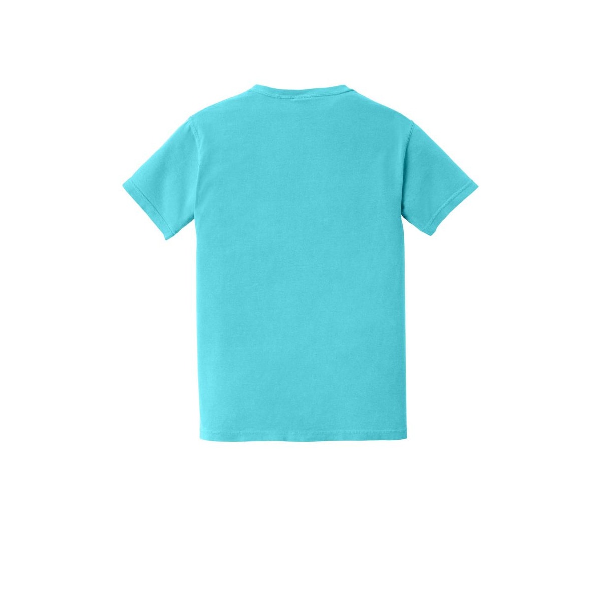 COMFORT COLORS Heavyweight Ring Spun Pocket Tee — Lagoon (Back)