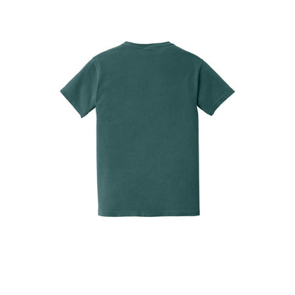 COMFORT COLORS Heavyweight Ring Spun Pocket Tee — Blue Spruce (Back)