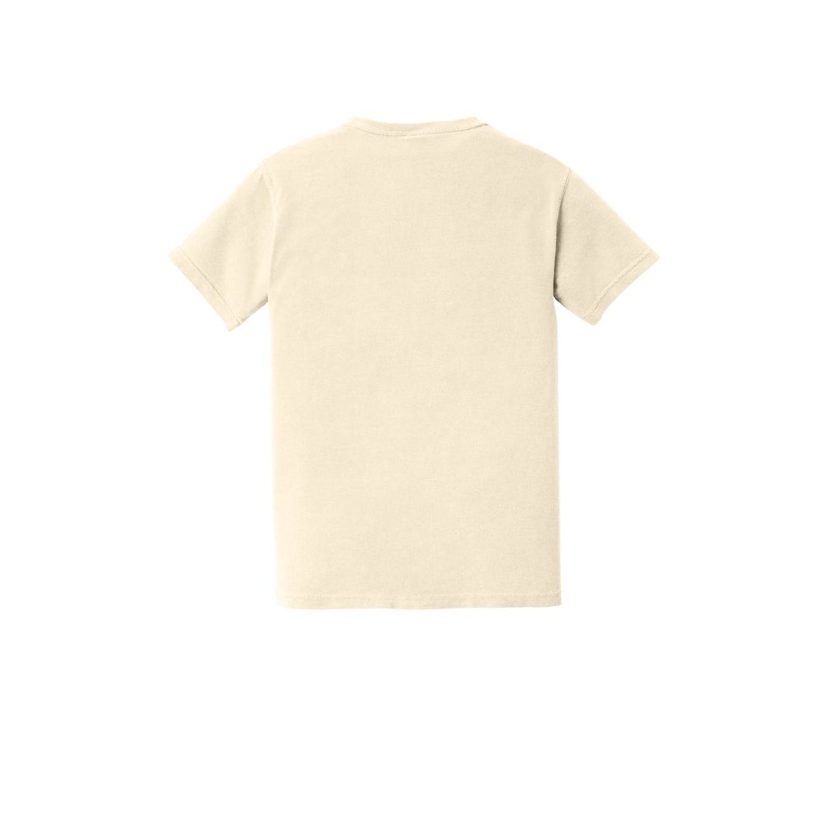 COMFORT COLORS Heavyweight Ring Spun Pocket Tee — Ivory (Back)