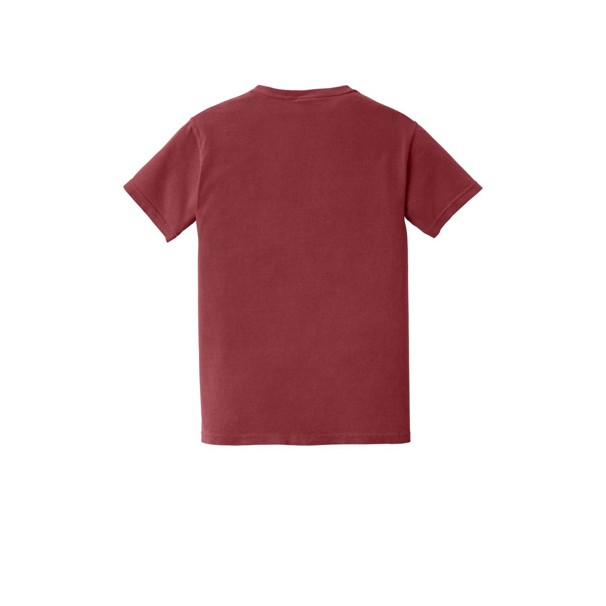 COMFORT COLORS Heavyweight Ring Spun Pocket Tee — Chili (Back)