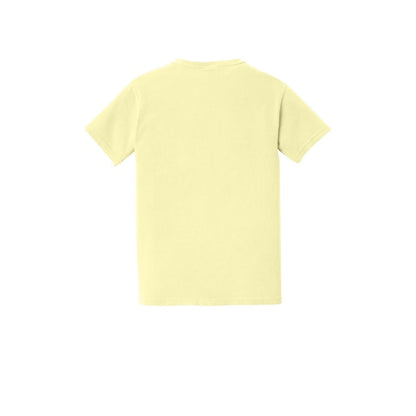 COMFORT COLORS Heavyweight Ring Spun Pocket Tee — Banana (Back)