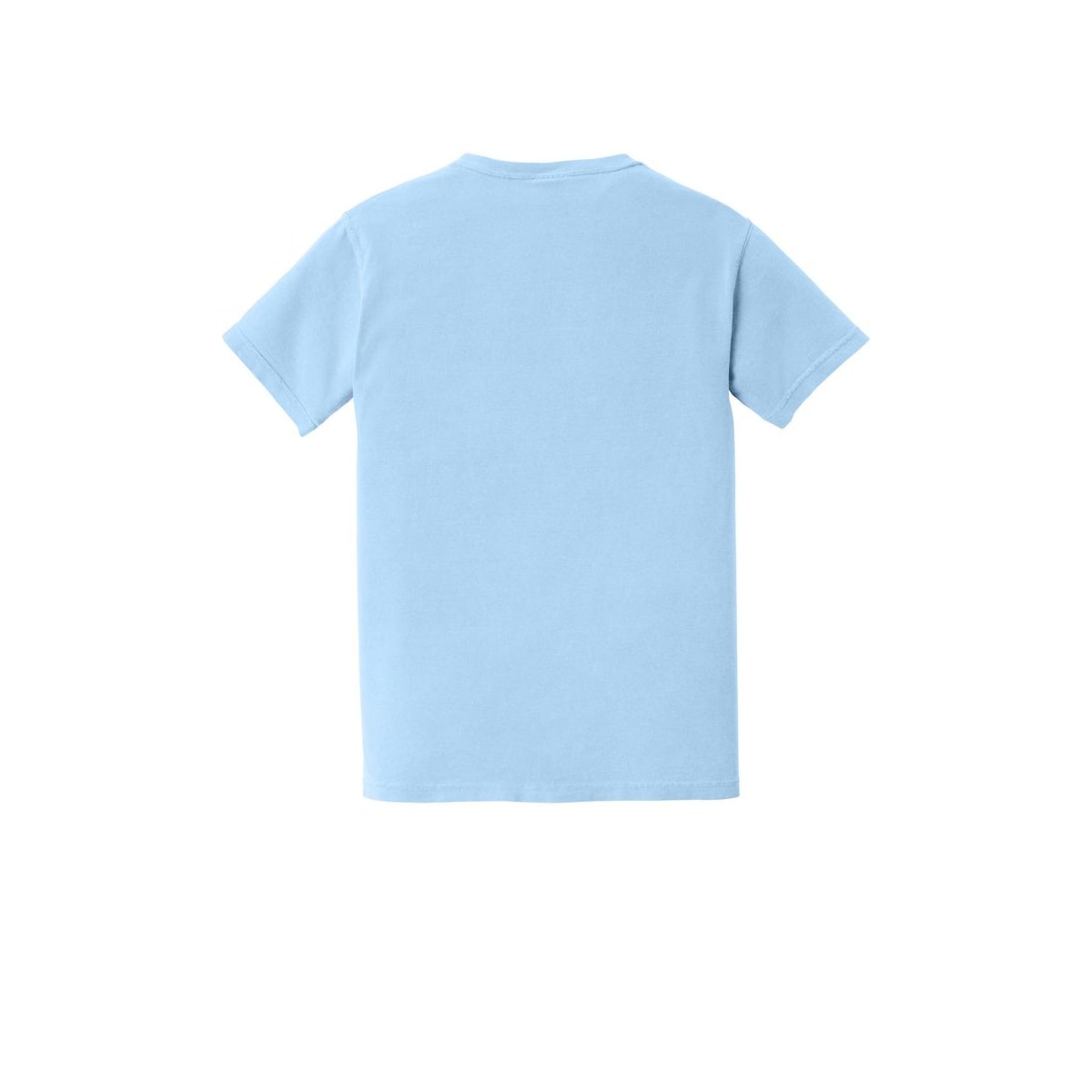 COMFORT COLORS Heavyweight Ring Spun Pocket Tee — Hydrangea (Back)