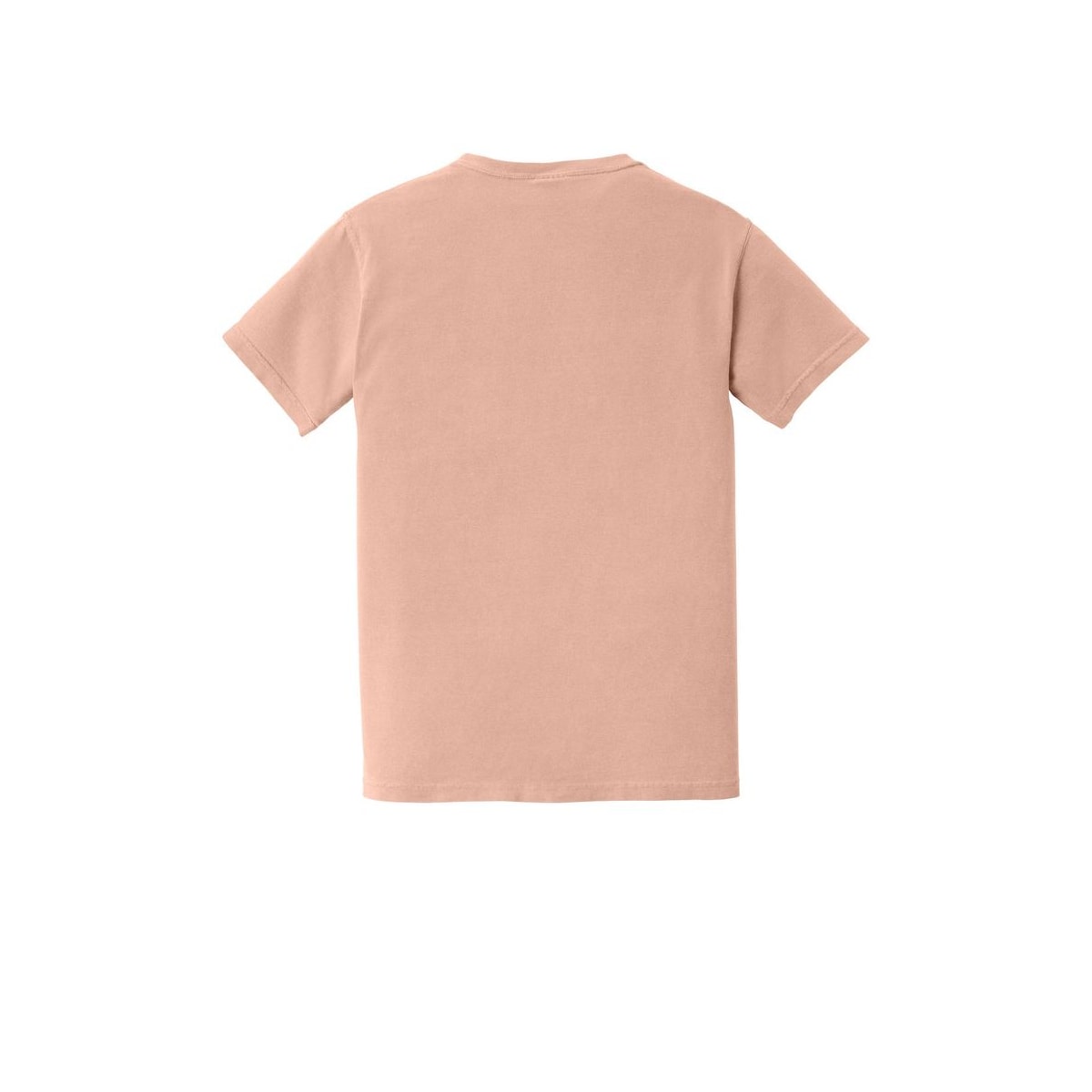COMFORT COLORS Heavyweight Ring Spun Pocket Tee — Peachy (Back)
