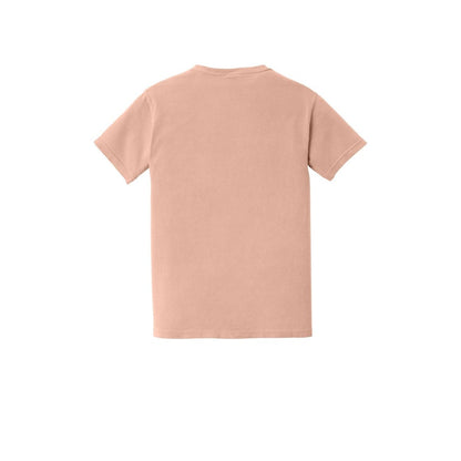 COMFORT COLORS Heavyweight Ring Spun Pocket Tee — Peachy (Back)