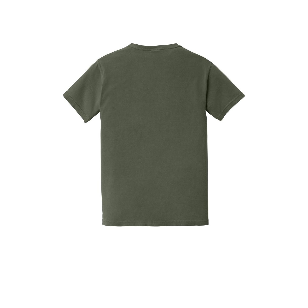 COMFORT COLORS Heavyweight Ring Spun Pocket Tee — Moss (Back)