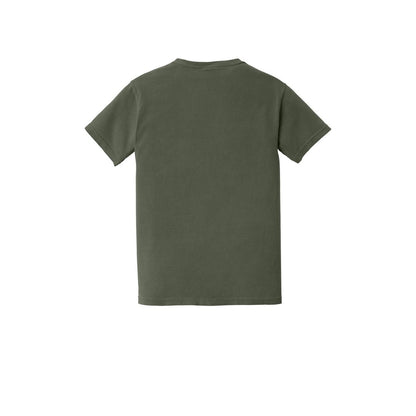 COMFORT COLORS Heavyweight Ring Spun Pocket Tee — Moss (Back)