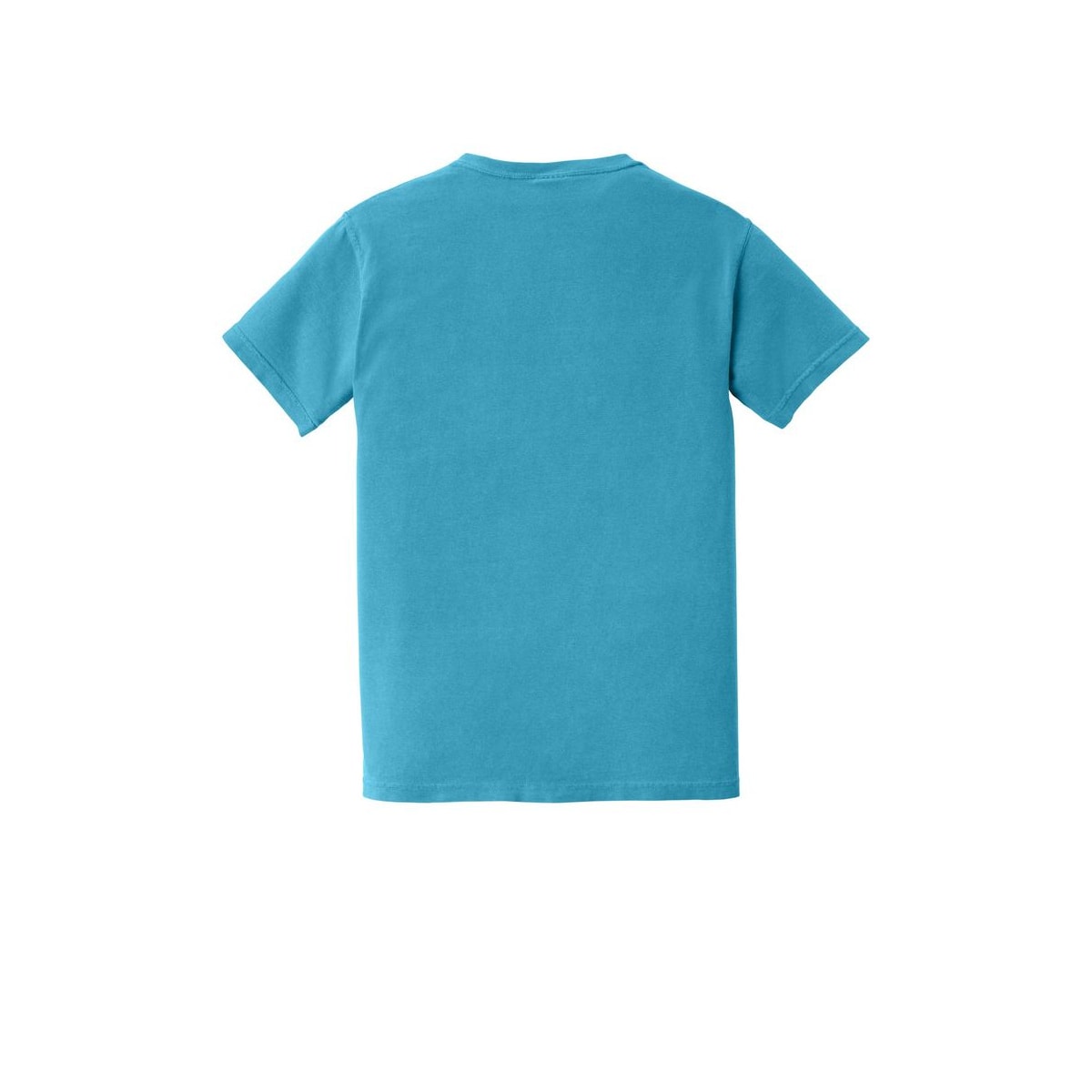 COMFORT COLORS Heavyweight Ring Spun Pocket Tee — Sapphire (Back)