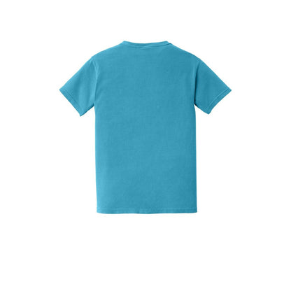 COMFORT COLORS Heavyweight Ring Spun Pocket Tee — Sapphire (Back)