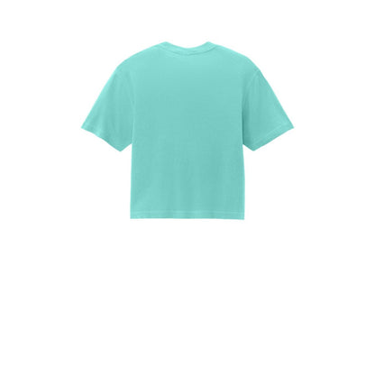 Comfort Colors Women's Heavyweight Boxy Tee — Chalky Mint (Back)
