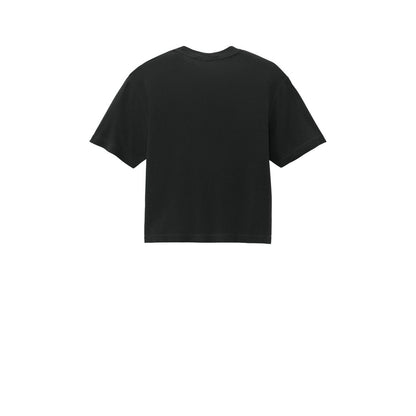 Comfort Colors Women's Heavyweight Boxy Tee — Black (Back)