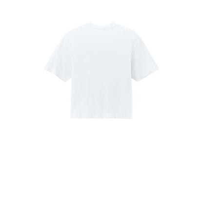 Comfort Colors Women's Heavyweight Boxy Tee — White (Back)