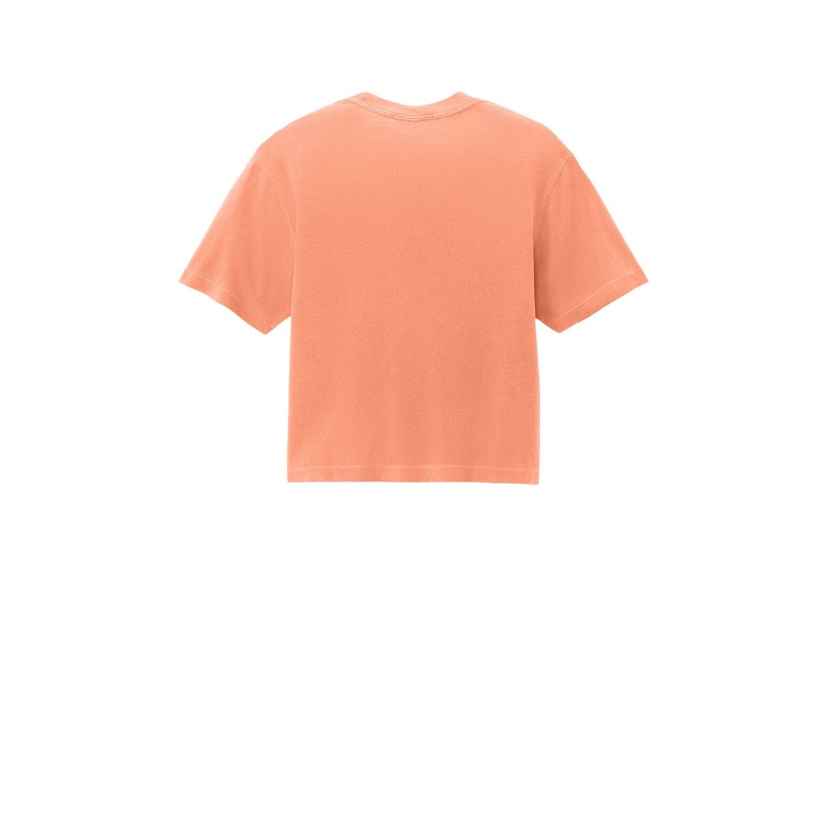 Comfort Colors Women's Heavyweight Boxy Tee — Neon Cantaloupe (Back)