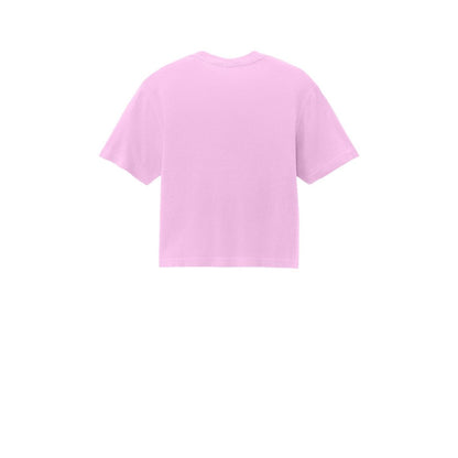 Comfort Colors Women's Heavyweight Boxy Tee — Rose Quartz (Back)