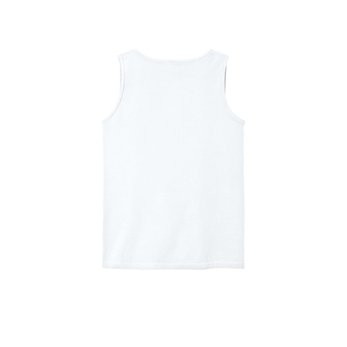 COMFORT COLORS Heavyweight Ring Spun Tank Top — White (Back)