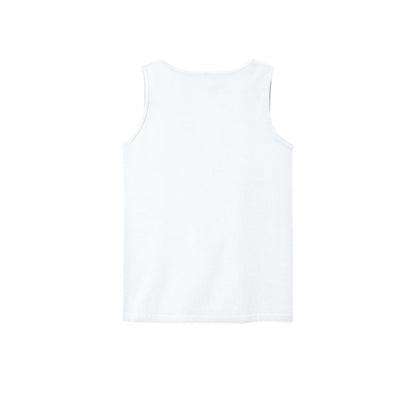 COMFORT COLORS Heavyweight Ring Spun Tank Top — White (Back)