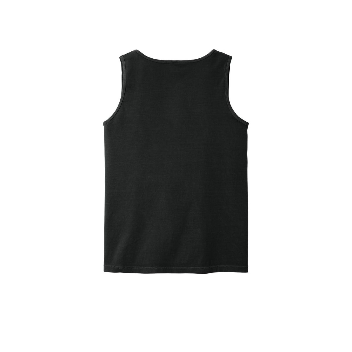 COMFORT COLORS Heavyweight Ring Spun Tank Top — Black (Back)