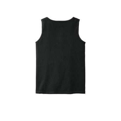 COMFORT COLORS Heavyweight Ring Spun Tank Top — Black (Back)
