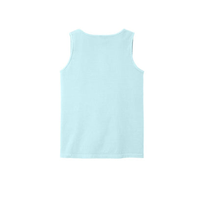 COMFORT COLORS Heavyweight Ring Spun Tank Top — Chambray (Back)