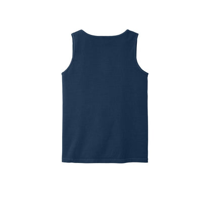 COMFORT COLORS Heavyweight Ring Spun Tank Top — True Navy (Back)