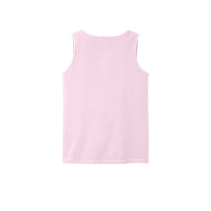 COMFORT COLORS Heavyweight Ring Spun Tank Top — Blossom (Back)