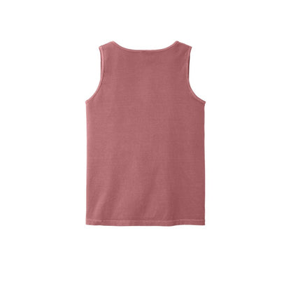 COMFORT COLORS Heavyweight Ring Spun Tank Top — Brick (Back)