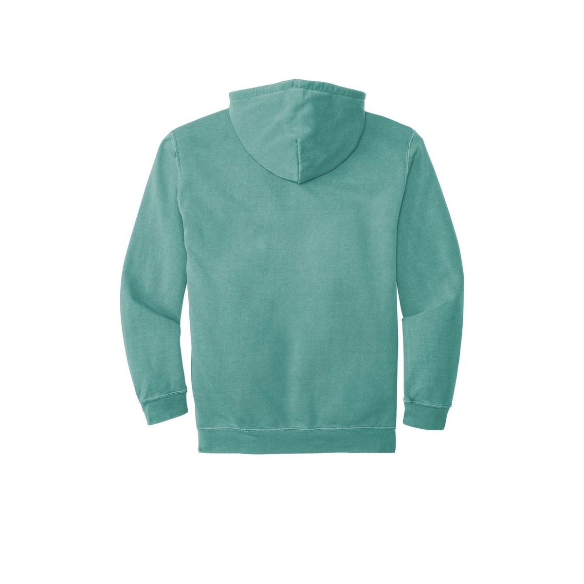 COMFORT COLORS Garment Dyed Hooded Sweatshirt — Seafoam (Back)