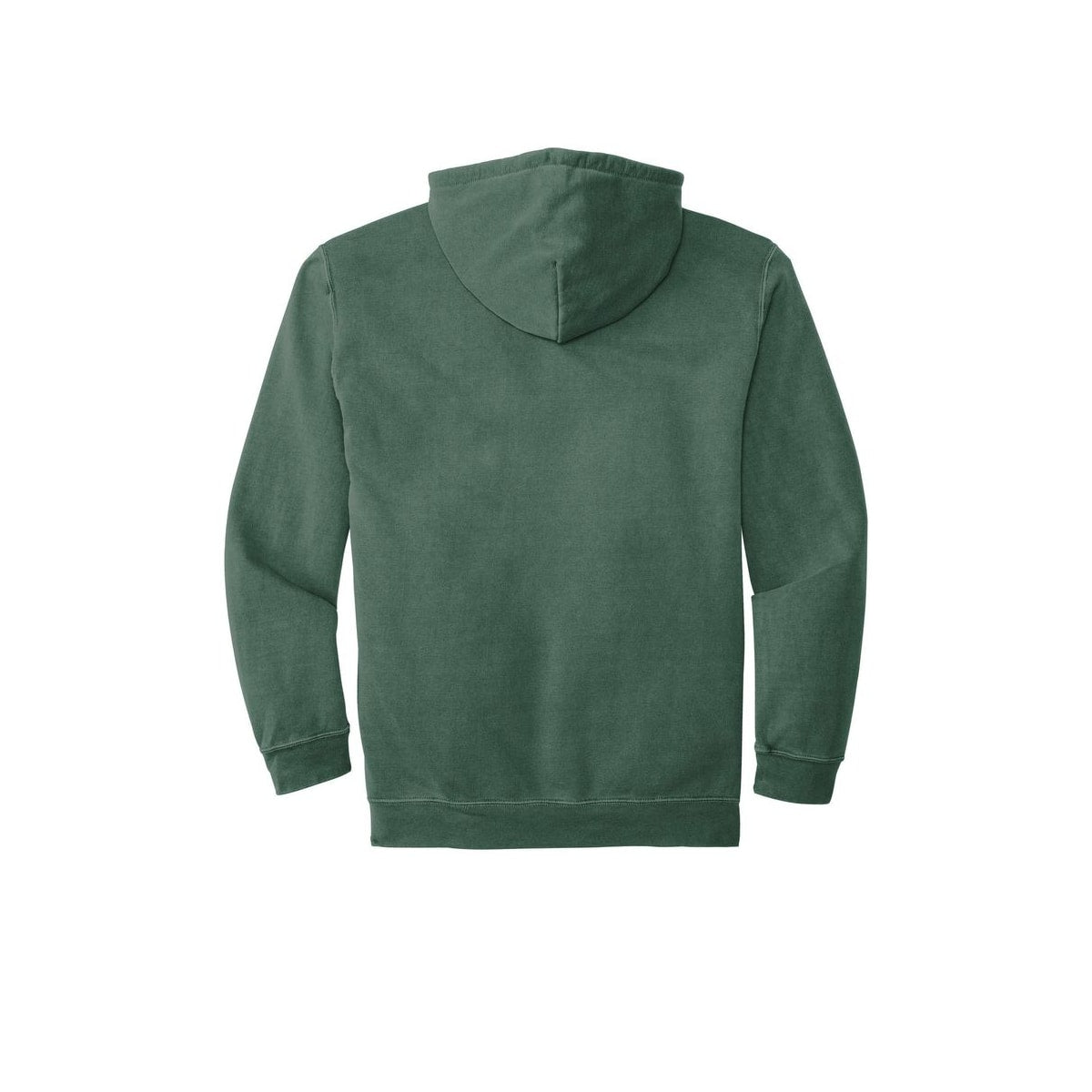 COMFORT COLORS Garment Dyed Hooded Sweatshirt — Blue Spruce (Back)